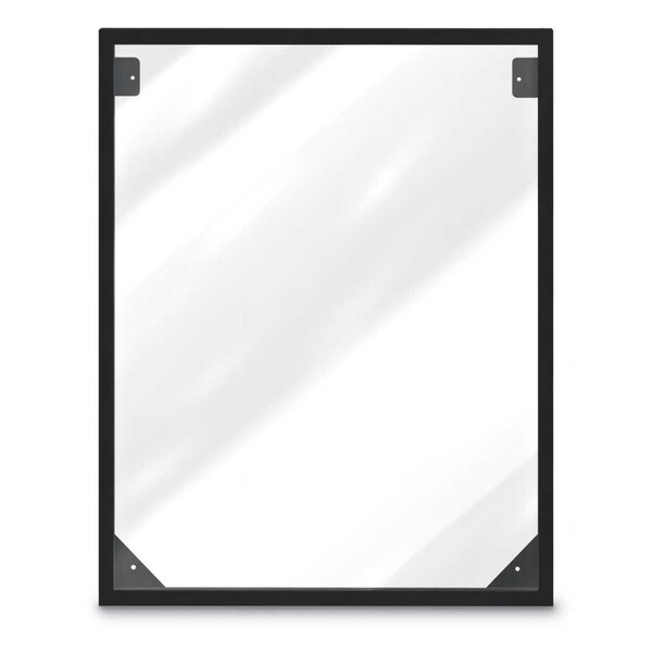 United Visual Products Drop-In Shadowbox, 8-1/2"x11", Light Oak/R UVSB811-LTOAK-RUBBER - main